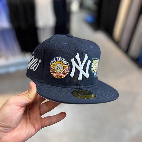 کلاه کپ فیت بک نیو ارا (NEW ERA NY CHAMPIONS SERIES) سرمه ای سایز (1/4)7 (57.7 CM)